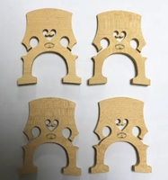 Fourniture professionnelle pas cher pont de violoncelle en érable pour 4/4 1/8 taille violons Instruments à cordes accessoires de pièces d'instruments de musique