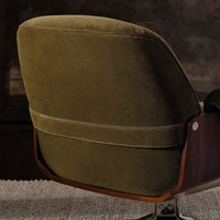 Fauteuil de salon moderne, chaise de détente en tissu de haute qualité, chaise d'appoint en bois pour salon, chambre à coucher, appartement