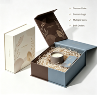 Scatola Regalo per Candele in Cartone Magnetico Ecologico Personalizzata OEM all'Ingrosso per Confezioni di Candele di Lusso Durevole Riutilizzabile con Logo Personalizzato