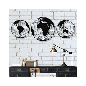 Décor mural personnalisé, carte du monde, panneau en métal, art - Product Image 4