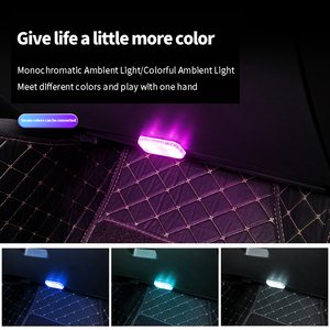 <strong>Mini</strong> Wireless Car Interior Lighting LED Auto Roof Ceiling Reading Lamp for <strong>Door</strong> Foot Trunk Storage USB Charging Touch <strong>Light</strong> - Product Image 6