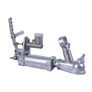 Remorque hydraulique pour vtt, accouplement Zinc plaqué, avec cylindre principal de 3/4 pouces et support