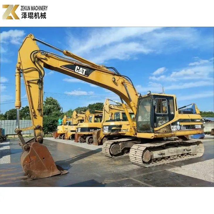 Constructiion Máy đào sử dụng cũ mèo 320 máy xúc trong Thượng Hải cat320b