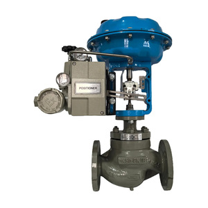 วาล์วควบคุมลมแบบนิวแมติก ZJHP-16C DN50 วาล์วควบคุมไอน้ำแบบหน้าแปลน ชนิดที่นั่งเดียว ควบคุมการไหลแบบสัดส่วน ผลิตจากเหล็กกล้าคาร์บอน - Product Image 3