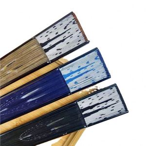 Abanico Plegable de Bambú y Seda con Diseño de Gato de Dibujos Animados para Mujer, Estilo Japonés Pequeño, para Recuerdos de Fiesta o Decoraciones de Boda - Product Image 3