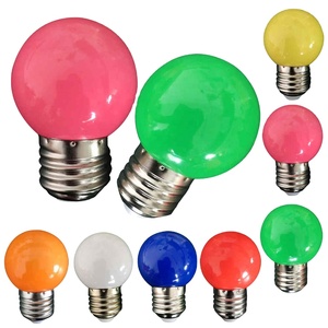 Newest Colorful E27 110V 220V Red Blue Green White Yellow Rgb Blubs Energy Saving LED <strong>Golf</strong> <strong>Ball</strong> Light Bulb <strong>Globe</strong> Lamp - Product Image 6