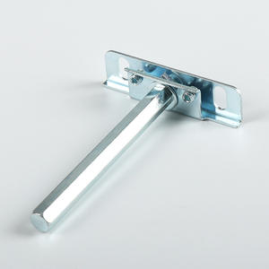 GQK Cadre de support hexagonal dissimulé pour étagère de cloison invisible, colonne de meuble à style dissimulé, support de planche en acier laminé à froid - Product Image 1