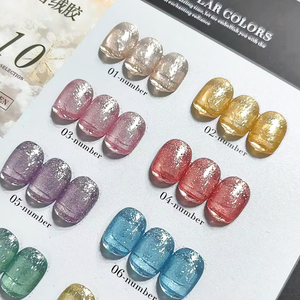 AILANUO OEM, Marca Privada, 10 Colores, Esmalte de Uñas en Gel con Cristales, Altamente Pigmentado, Efecto Ojo de Gato, Magnético y Reflectante, Set de Esmalte de Uñas en Gel UV - Product Image 4
