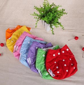 Vente en gros de sacs de couches pour nouveau-né couches/langes pour bébé réutilisables de couleur unie pantalons couches lavables écologiques en tissu - Product Image 6