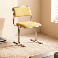 Tabouret de comptoir de style mid-century, chaise de salle à manger design en acier inoxydable bleu cyber pour cuisine moderne, îlot de cuisine, vente en gros