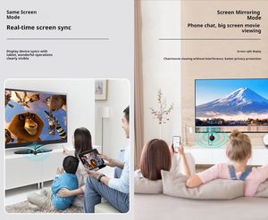 <span class=keywords><strong>Miracast</strong></span> & DLNA รองรับการทำมิเรอร์และสตรีมมิ่งหน้าจอได้ง่ายดองเกิลทีวีไร้สาย4K สำหรับสมาร์ททีวีพีซีและโปรเจกเตอร์ - Product Image 6