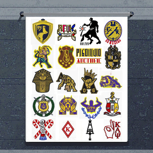 Parche Bordado de Fraternidad Universitaria Americana Redz 1913 Delta Girl Texas State J13 Delta Sigma Theta, Símbolo de Hermandad Femenina, Termoadhesivo - Product Image 1