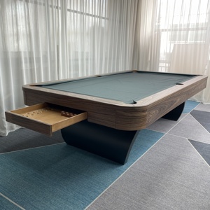 DragonRiver 463 Factory Custom Home Jiujiang Solid Wood Slate 8ft 9ft Tournament Grade Multi-Functional Commercial <strong>Carom</strong> <strong>Table</strong> - Product Image 5