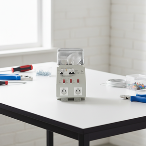 Prise de courant triple JINAO 16A pour extension de panneau préassemblé - Product Image 2