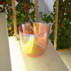 ชุดขันแก้วคริสตัลควอตซ์ใส Q're - สีสันสวยงาม ความถี่ 432/440Hz ผลิตจากคริสตัลบริสุทธิ์ 99.99% สำหรับการบำบัดด้วยคริสตัล การทำสมาธิ และโยคะ - Product Image 5