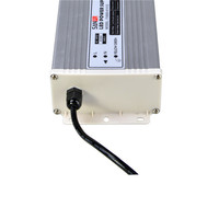 Alimentation électrique Sanpu 600W 220V 24V étanche 12V 50 Amp à sortie unique, driver d'éclairage LED, CE ROHS, garantie de 2 ans