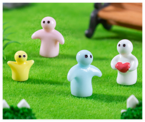 Casa de muñecas 3D DIY manualidades miniatura maceta estatuilla resina miniatura figura humana Simple pequeña persona estatua colección Juguetes - Product Image 3