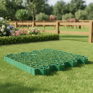 Meilleur prix pour grille de pavage en gravier emboîtable avec dimensions personnalisées 500*500, hauteur 40-60 mm, durable plus de 30 ans - Product Image 3