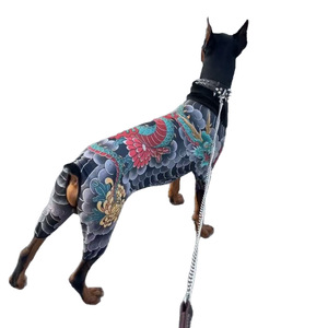 T-Shirt per Animali Domestici Stile Tatuaggio, Elegante e Divertente per Tutte le Stagioni, Outfit Versatile a Quattro Zampe per <span class=keywords><strong>Cani</strong></span> e Gatti - Product Image 5