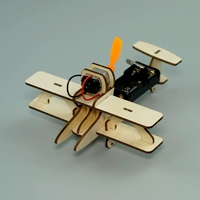 Avion électrique à planeur, jouet d'expérimentation scientifique pour étudiants, modèle d'avion en bois à assembler soi-même, petite technologie de production