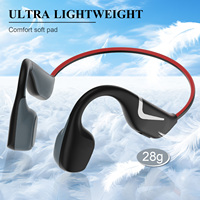 Audífonos DV68 PRO RGB LED con Conducción Ósea, Resistentes al Agua IPX7, 20 Horas de Reproducción, Carga Magnética para Deportes