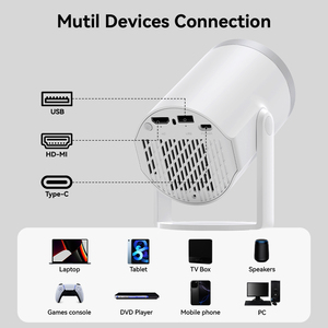 HotSelling 200 ANSI Lumens Android 14 AllwinnerH723 720p chip Portable Home Theater 0.9:1 Short Throw Native Mini <b>Projector</b> - Product Image 6