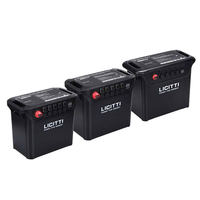 LiFePO4 26650 Lithium-Batteriebox mit 15W Kabelloser Ladung LCD BMS 4-Zellen-Kapazität - Für Camping/Solar/Marine/Wohnmobil