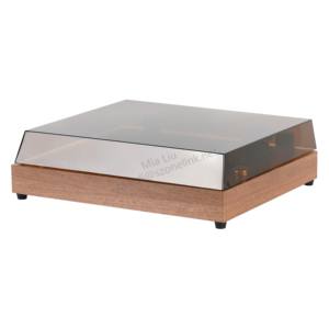 Tocadiscos de Madera Retro Vintage de 3 Velocidades, Reproductor de Vinilo <span class=keywords><strong>Hi</strong></span>-<span class=keywords><strong>Fi</strong></span> con Altavoces Integrados para Regalos - Product Image 2