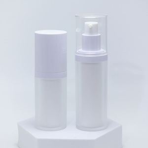 High Quality Cosmetic Airless <b>Bottle</b> 30ml 15ml Unique Acrylic Airless <b>Pump</b> <b>Bottle</b> With Color for Sunscreen Lotion Cream Packing - Product Image 5