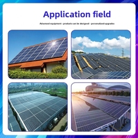 Pieux de fondation hélicoïdaux photovoltaïques solaires pré-encollés avec ancrages en ciment, galvanisés à chaud, en acier au carbone Q235, 80/100 mm