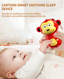 Cuddle terapi tidur, mesin kebisingan putih menenangkan, daya baterai. Bayi baru lahir, alat bantu tidur untuk penggunaan teater Rumah - Product Image 2