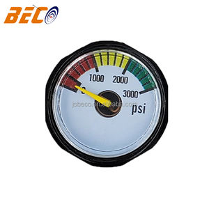 25mm 1 Zoll Black Micro Gauge 3000psi Manometer für Paintball PCP Air - Product Image 6