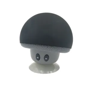 Dos desenhos animados pequeno cogumelo cabeça falante portátil à prova d' água ao ar livre movido a energia solar ao ar livre sem fio mini speaker