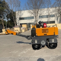 Rouleau Compacteur Vibratoire à Double Tambour Compact Mini Manuel de Haute Qualité Storike 540 kg 800 kg pour Béton, Asphalte et Sol