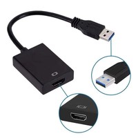 Adaptateur convertisseur USB3.0/2.0 vers HDTV, câble USB vers AV, convertisseur vidéo audio 1080P