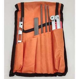 Kit d'affûtage de tronçonneuse à manche en bois, acier T12, jauge de profondeur de 6 pouces, jauge de vérification rapide, ensemble d'affûtage des dents de scie, <span class=keywords><strong>lime</strong></span> <span class=keywords><strong>plate</strong></span> - Product Image 4
