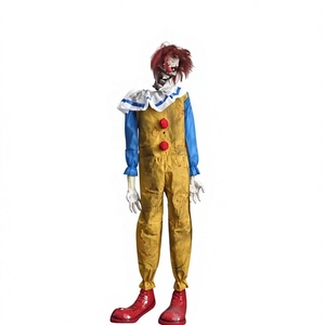 Novedades <span class=keywords><strong>de</strong></span> Halloween: <span class=keywords><strong>Payaso</strong></span> <span class=keywords><strong>Animado</strong></span> Eléctrico con Sensor <span class=keywords><strong>de</strong></span> Plástico para Casa Embrujada, Estilo Vintage, Grande, para Entretenimiento, Novedad Transfronteriza - Product Image 2