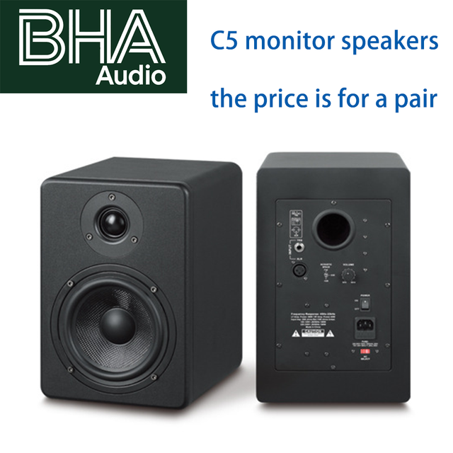 BHA C5 2.0 Studio Monitor Speaker Active Speaker for Stage Recording Studio and Indoor Use