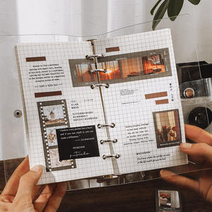 LABON película cielo azul puesta de sol girasol estrella romántica río Simple diario pegatina decorativa álbum de recortes papelería - Product Image 2