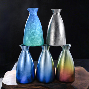 Ensemble de saké <span class=keywords><strong>japonais</strong></span> en titane 390 ml Carafe à saké pour saké Vin <span class=keywords><strong>japonais</strong></span>/Soju/Boisson/Thé Vaisselle portable pour les voyages en plein air - Product Image 2