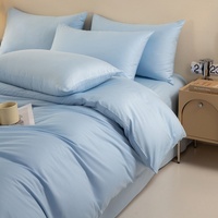 Ensemble de housse de couette 3 pièces en polyester tissé, imprimé pigmentaire lavable, style chinois, 200 fils, pour usage domestique, personnalisable en gros