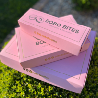 Boîte à emporter écologique pour biscuits, crêpes, cupcakes, pâtisseries, truffes au chocolat, traiteur, emballage en papier avec séparateurs