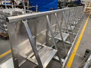 <b>ESI</b> Aluminum Barrier with LED Lights - Night Visibility Crowd Control - Product Image 4