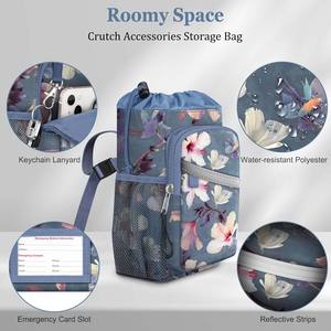 Échantillon gratuit : Sac de transport pour béquilles, pochette de rangement pour canne, accessoires médicaux pour béquilles sous les bras pour jambe cassée - Product Image 3