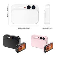 Appareil photo numérique multifonction 64MP C CD avec écran tactile coulissant, lecteur de musique, batterie 3600mAh, matériau plastique