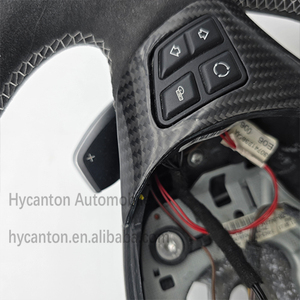 Diseño único Nueva popularidad Volante de coche Alcantara M Sport White Stripe con pasta para BMW E90 Volante - Product Image 4