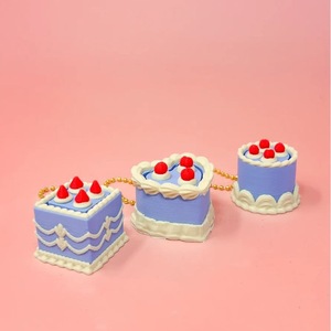 Portachiavi Antistress a Forma di Torta Stampata in 3D, Ciondolo Creativo per Borsa, Giocattolo Sensoriale da Premere con le Dita - Product Image 2