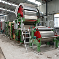 Machine de fabrication de papier kraft haute performance de 787 mm pour une production industrielle de 2 à 3 TPD et le recyclage des déchets
