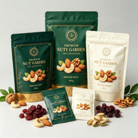 OEM Klantspecifieke voedselverpakkingszakken, recycleerbare staande pouches met ziplock voor gevriesdroogd fruit, chips, snacks en gedroogd voedsel