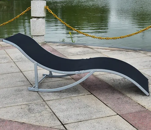 Chaise longue de plage et transat en aluminium KD à vendre - Product Image 3